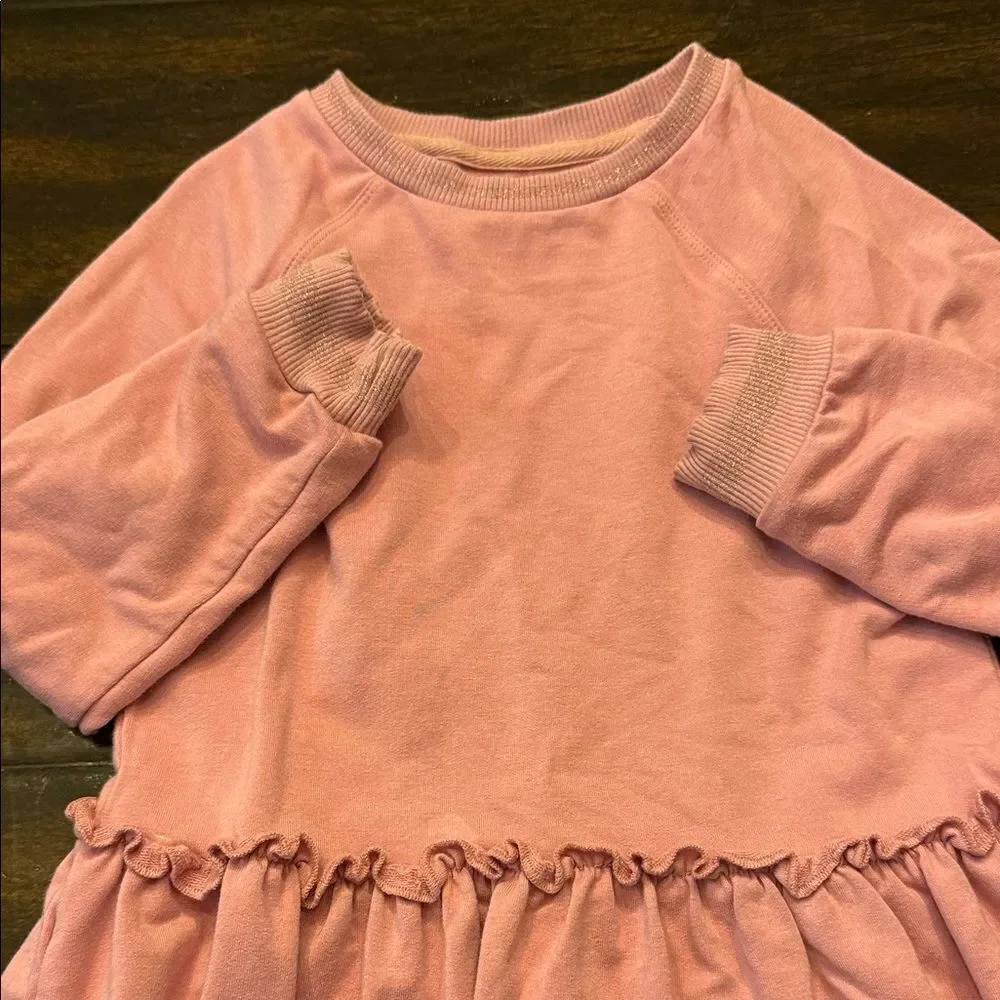 Little Sleepies Pink and Gray Casual Kids Dresses - Picture 5 of 5